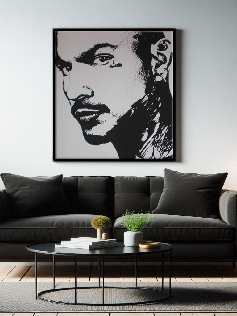 Ausdrucksstarkes Portrait von Anima Arts, das Emotionen und Charakter zeigt.