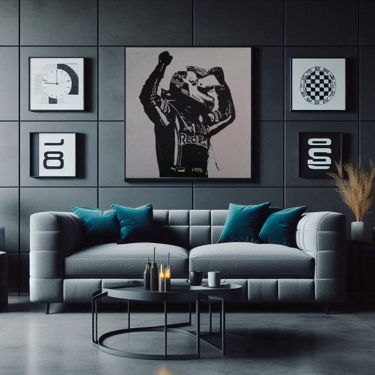 Detailreiche Darstellung eines Rennwagens, die Geschwindigkeit und Kraft einfängt.