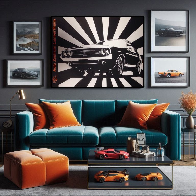 Detailreiche Darstellung eines Rennwagens, die Geschwindigkeit und Kraft einfängt.